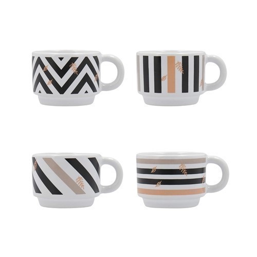 SET 4 TAZAS QUID IN LOVE 10CL